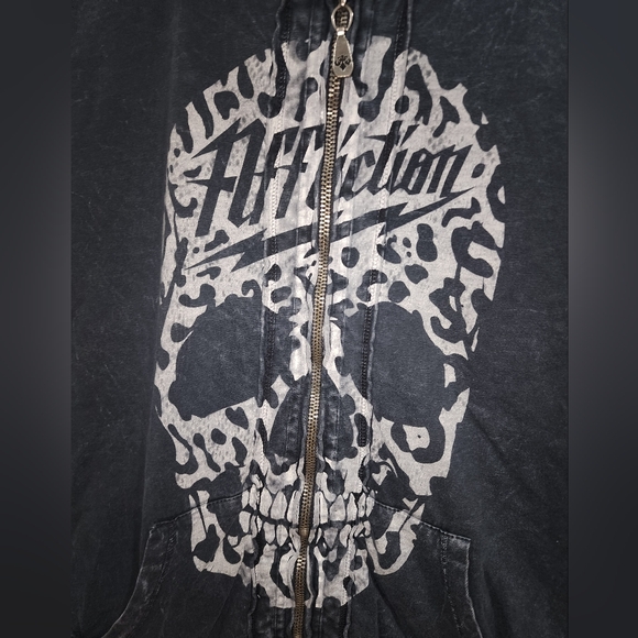 Affliction reversible hoodie - Picture 2 of 13